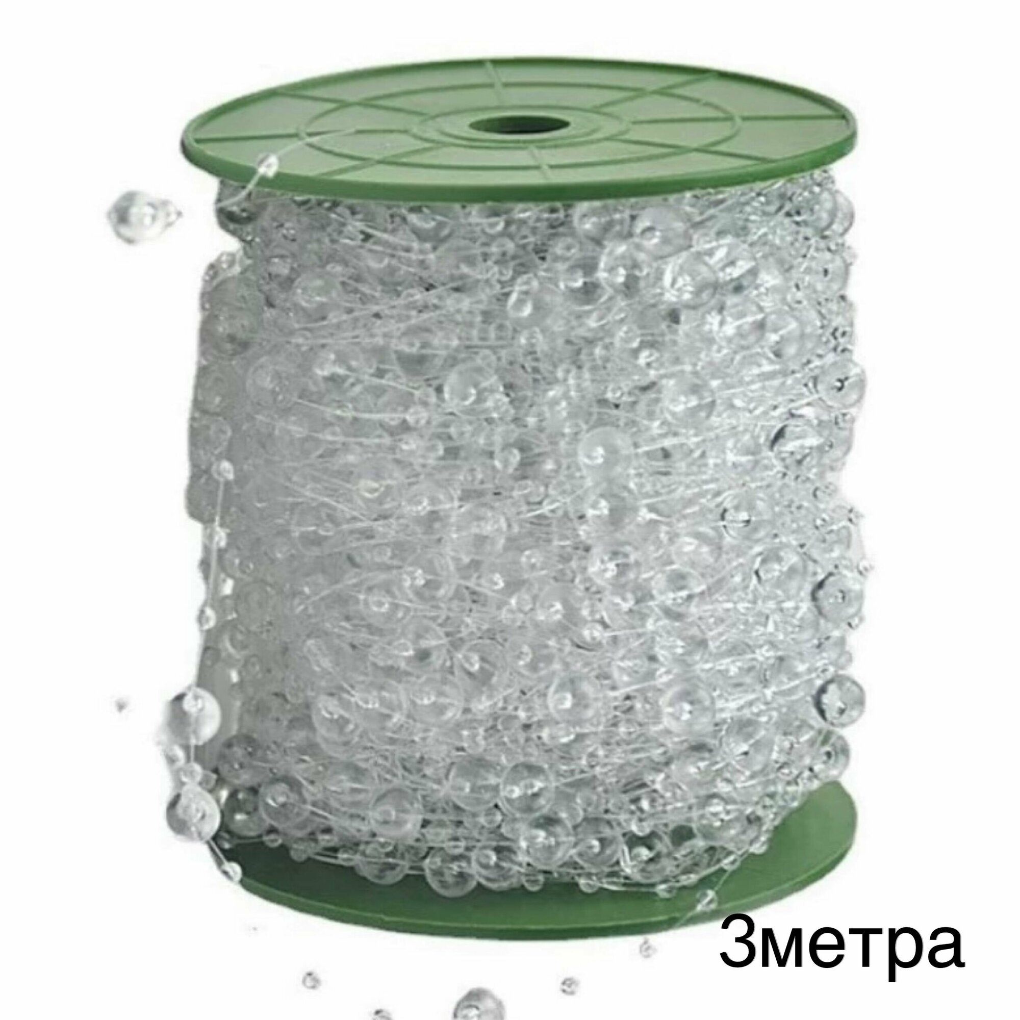 фото Жемчуг на нитях, жемчужная нить, декоративная лента