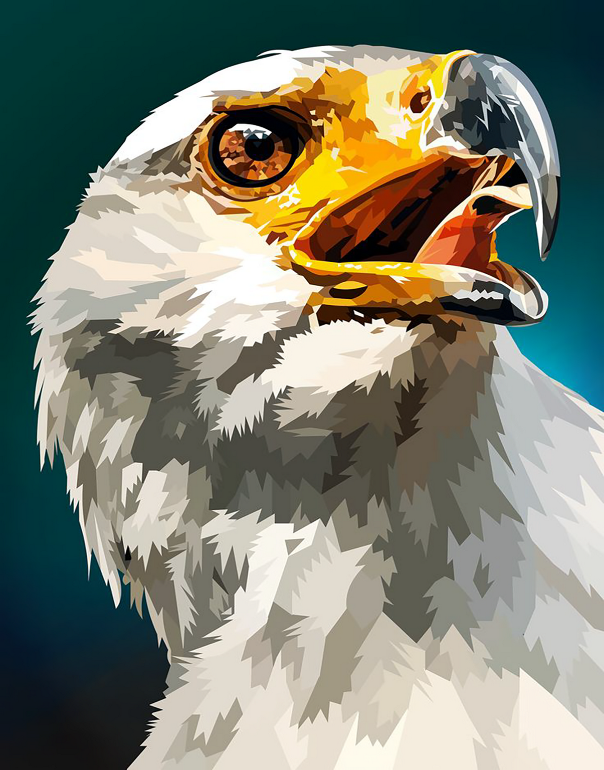 Картина по номерам Белый орлан 40х50 см АртТойс