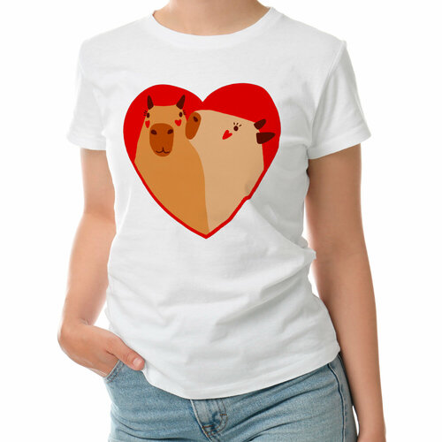 фото Футболка roly, размер xl, белый