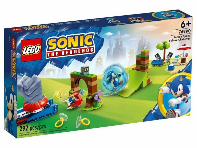 Конструктор LEGO Sonic the Hedgehog Вызов Сферы Скорости Соника 76990