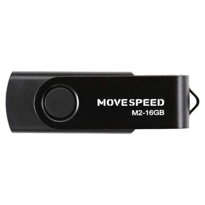 USB2.0 16GB Move Speed M2 черный Move Speed 16GB M2 (M2-16G) - фото №11