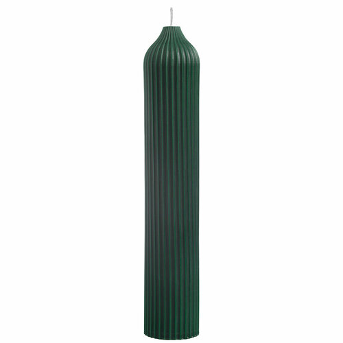 Свеча декоративная темно-зеленого цвета из коллекции Edge, 25,5см, Tkano, TK22-CND0030