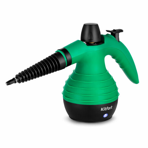 Пароочиститель Kitfort КТ-9193-2 черно-зеленый 239000₽