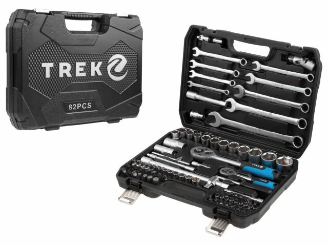 Набор головок и ключей 82пр. TREK (1/4\", 1/2\", 6 граней) (TR13082)