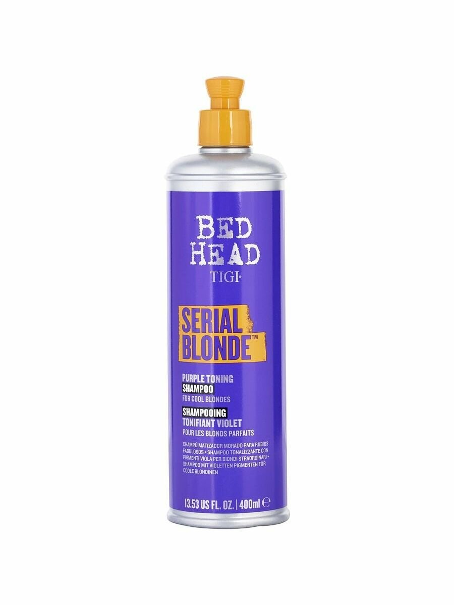 TIGI Bed Head Serial Blonde Purple Toning Shampoo - Шампунь корректор цвета осветленных волос (400 мл)