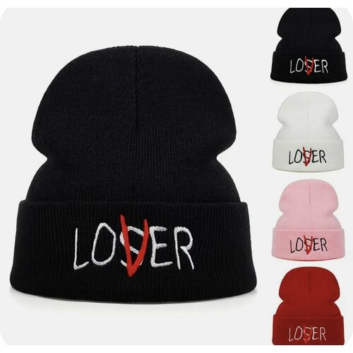 фото Шапка бини , размер 44/54, черный нет бренда