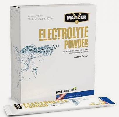 Изображение товара Maxler Electrolyte Powder, (15 х 6,8 г) 102 г. (Черника)