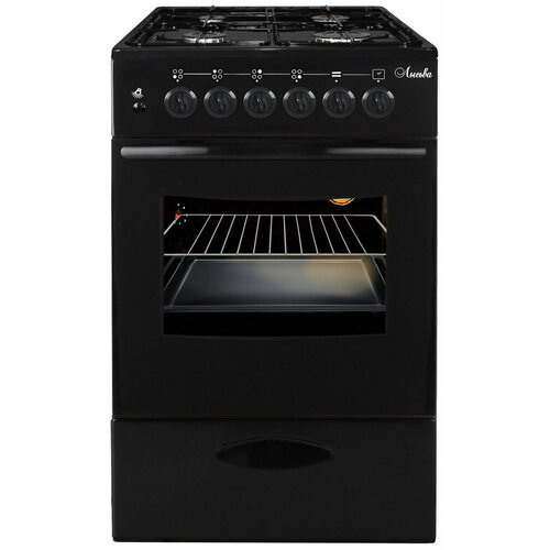 Газовая плита Лысьва ГП 40р0 МС-2у черная 1555700₽