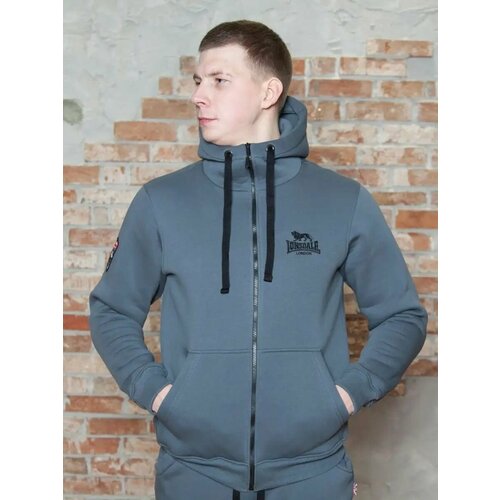фото Толстовка lonsdale, размер xxl, серый