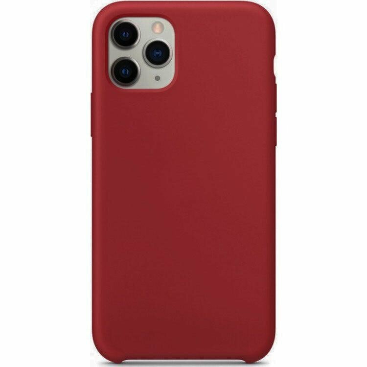 Чехол для iPhone 11 Pro G-Net Silicon Case бордовый