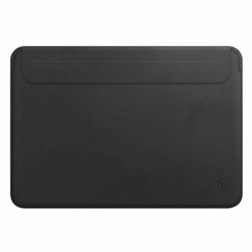 Чехол для ноутбука кожаный WiWU Skin Pro II на MacBook Pro 14.2 / Huawei MateBook X Pro / 14 (2021) - Черный чехол wiwu для apple macbook 14 2 2021 skin new pro 2 leather sleeve blue 6936686401524