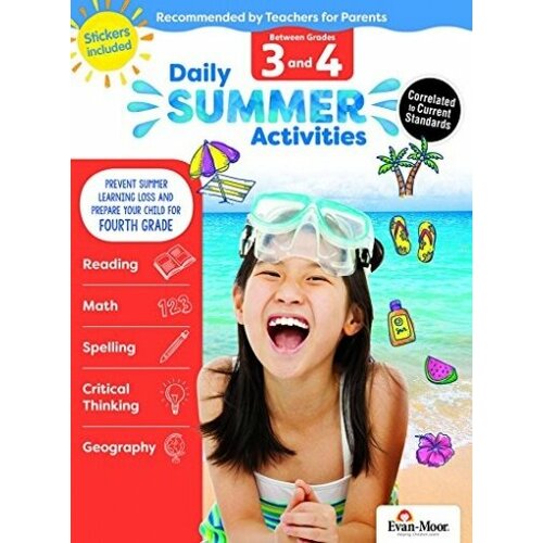 Daily Summer Activities, Between 3rd Grade and 4th Grade
