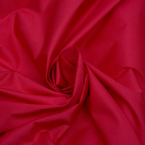 Курточная ткань для шитья Дюспо Dewspo 240 PU Milky, плотность 85 г/м², отрез 4 м х 1,5 м, красная