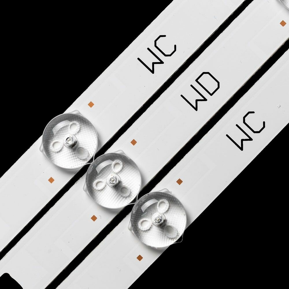 LED-подсветка для ТВ Sony KDL-32R433B KDL-32R303B 590 мм (комплект 3 шт В составе 1 планка B и 2 планки A) — фото 1