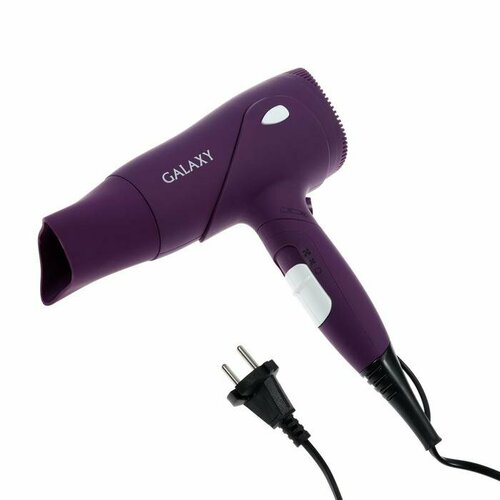 фен soocas hair dryer h5 1800 вт 4 скорости ионизация шнур 1 7 м серебристо красный Фен Galaxy GL 4315, 1800 Вт, 2 скорости, 3 температурных режима, фиолетовый