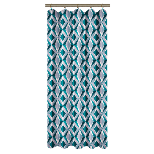 Штора хлопок на ленте Ромбы 145х180 см 599₽