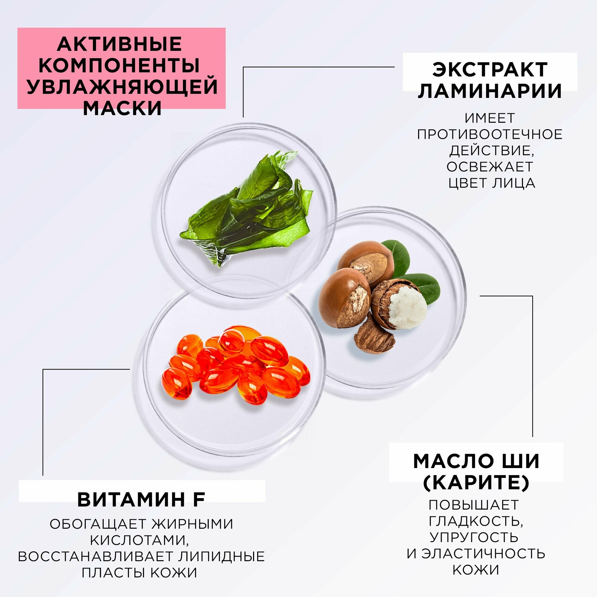 MIXIT Набор косметики по уходу за кожей: очищающая, увлажняющая, питательная и лифтинг маски. Профессиональный уходовый бьюти бокс для лица DETOX PUZZLE