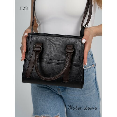 фото Сумка , фактура вязаная, черный style for you