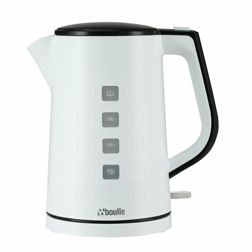 Чайник электрический Boulle 5251 BW 1,7л автоотключение вращение на 360 контроллер STRIX Англия бело-черный