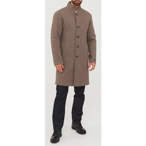Пальто MISTEKS design, размер 48-182, коричневый
