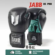 Перчатки бокс.(нат. кожа) Jabb JE-4081/US Pro черный 10ун.