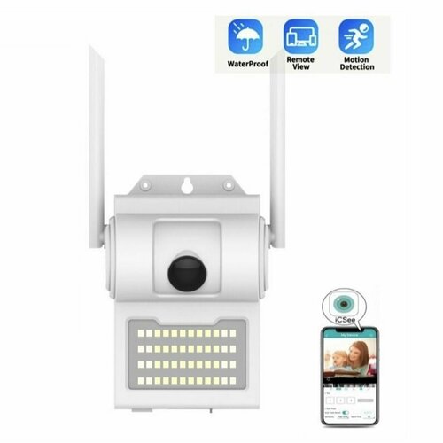 WI-FI камера видеонаблюдения светильник с детектором движения голосовой связью 299900₽