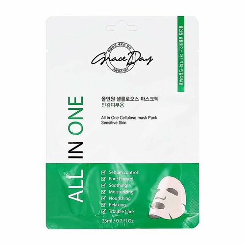 Маска для лица GRACE DAY ALL IN ONE многофункциональная (для чувствительной кожи) 23 мл