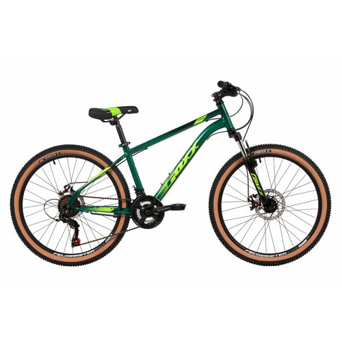 Велосипед FOXX CAIMAN 24 (2024) 12" зеленый