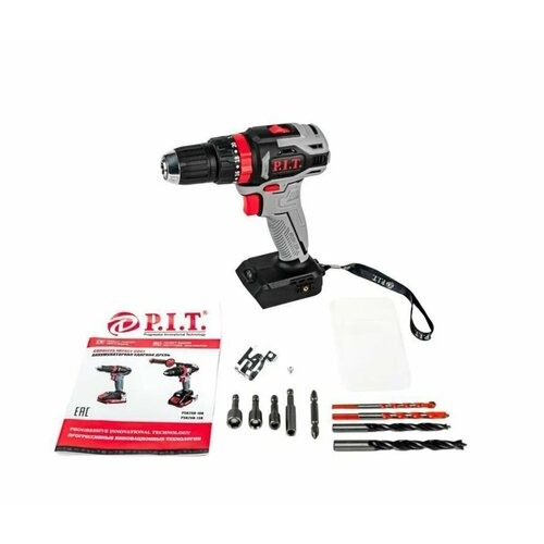 Дрель-шуруповерт аккумуляторная PIT PBM20H-10B SOLO без АКБ и ЗУ 20В 30Нм 3715₽