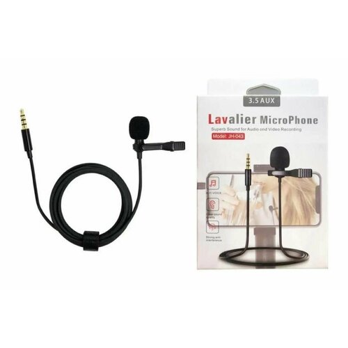 Lavalier Микрофон петличный JH-043, черный