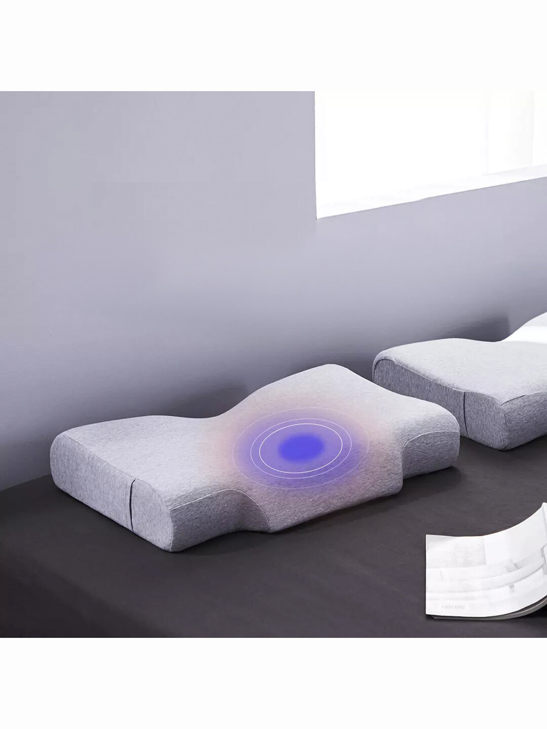 Массажная подушка с подогревом Xiaomi 8H Hot Compression Massage Sleeping Pillow (ZD2 Pro)