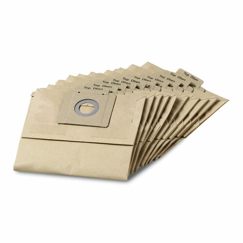 Фильтр-мешки бумажные для T 12/1 пылесос karcher t 14 1 classic 1 527 170 0 серый желтый