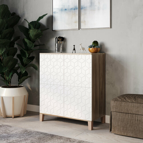 Комод для одежды, тумба под телевизор Марвин 5 Милк