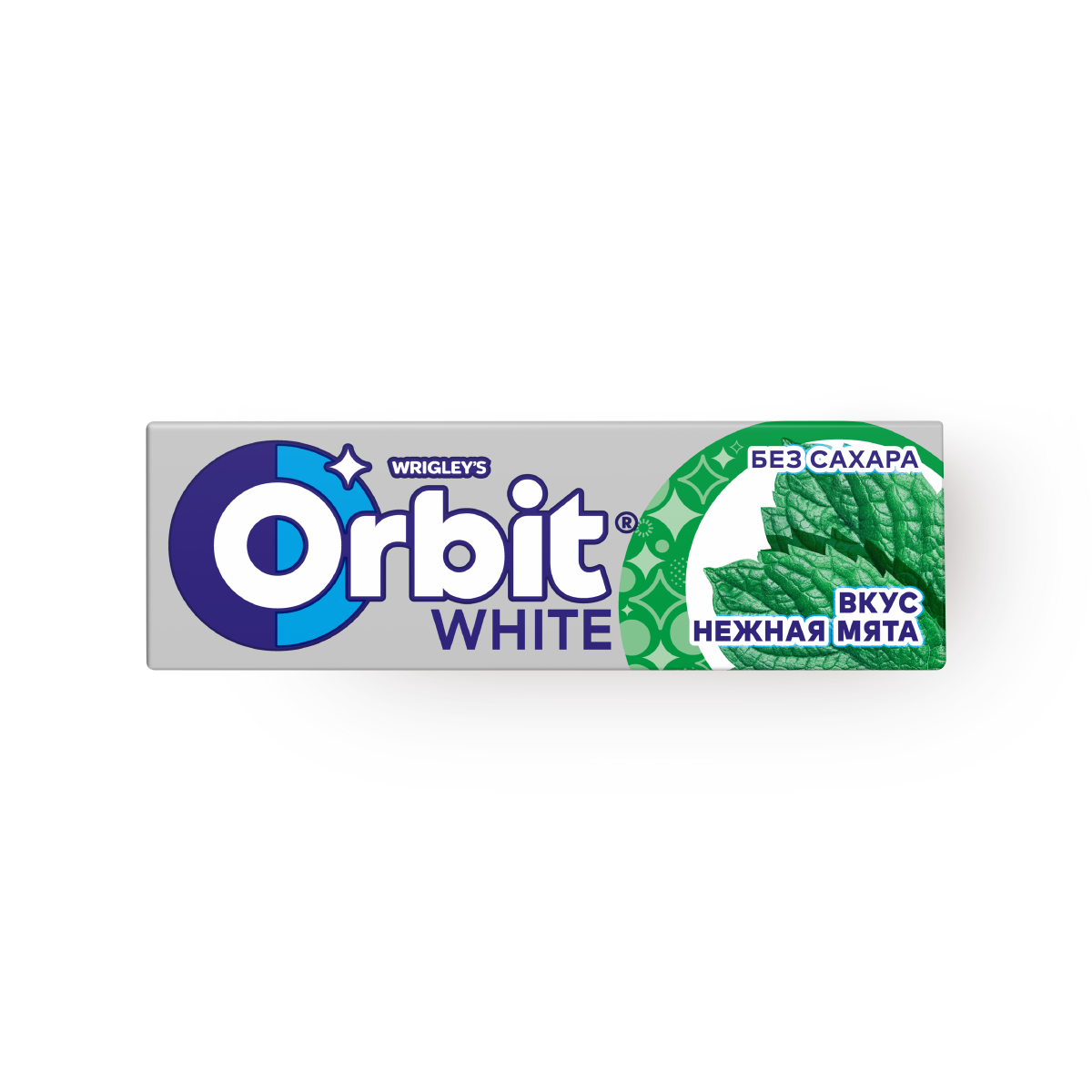 Жевательная резинка Orbit, со вкусом нежной мяты, без сахара, 13,6 г