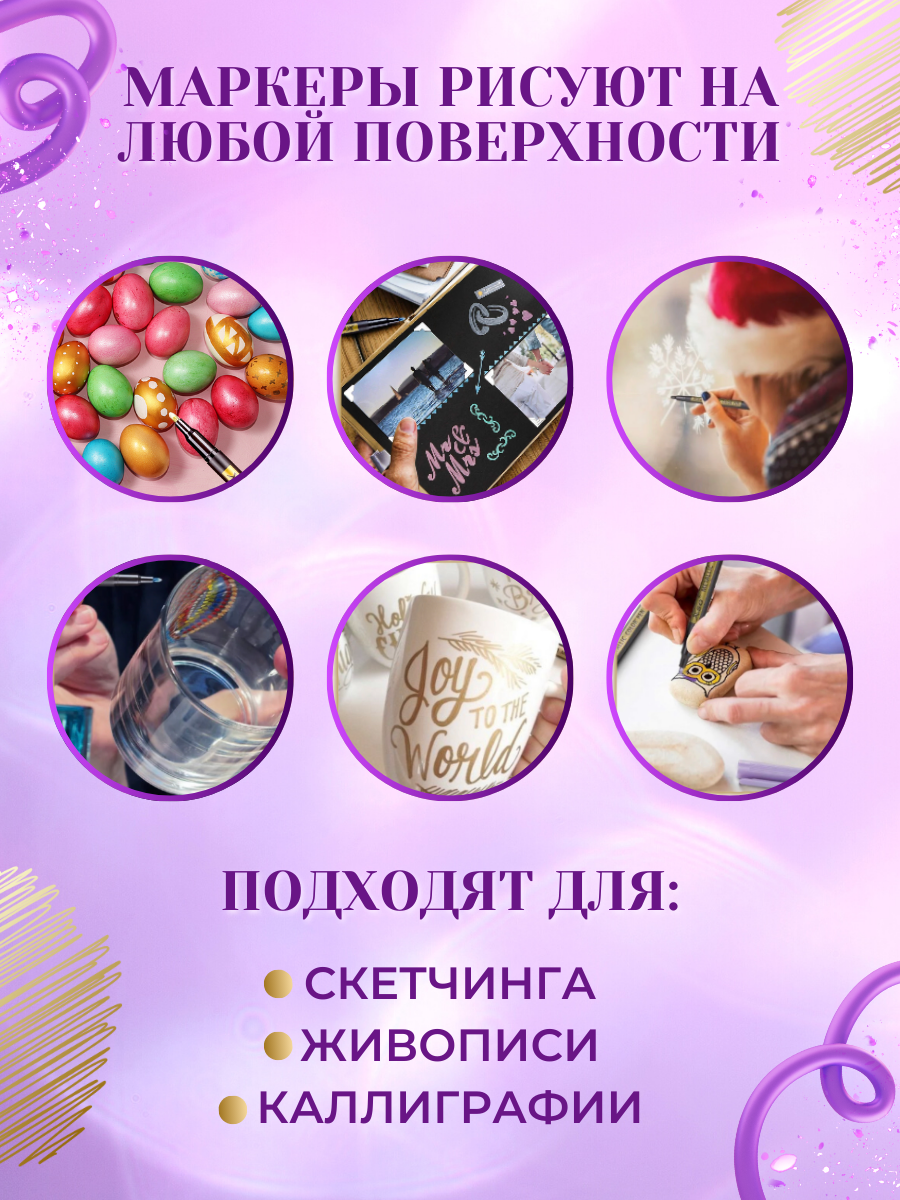 Акриловые фломастеры маркеры для рисования, набор цветов 20 шт, набор профессиональных двухсторонних маркеров для скетчинга и каллиграфии, текстовыделители — фото 1