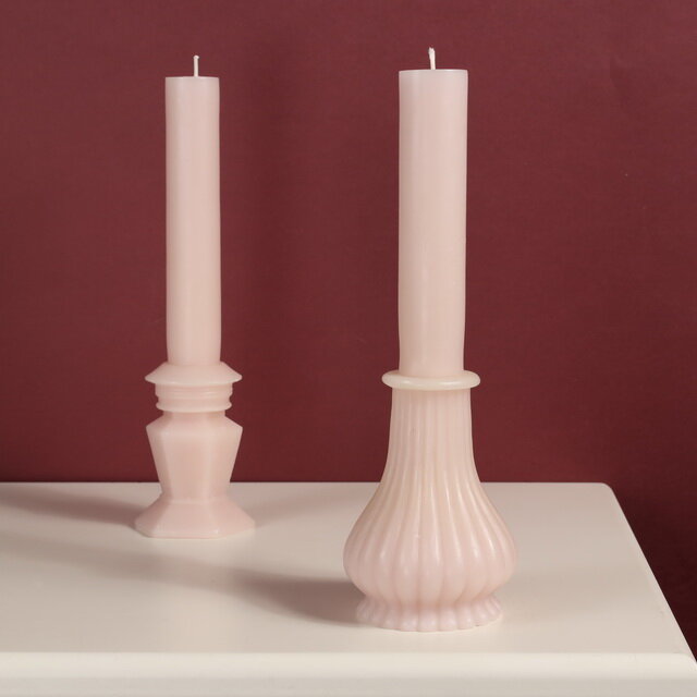фото Kaemingk Декоративная свеча Normanni Royale: Blush Pink 25 см 215651