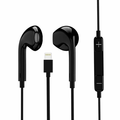 Гарнитура Perfeo REPLICA с разъемом Lightning черная электротовар 2077₽