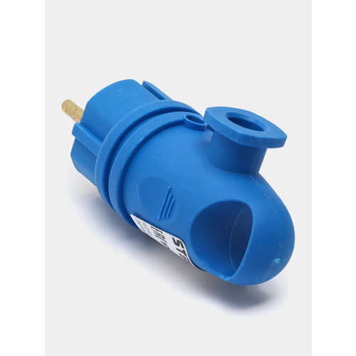 Вилка угловая с заземляющим контактом 250В 16A STEKKER RPG16-21-442 Цвет Синий 999₽