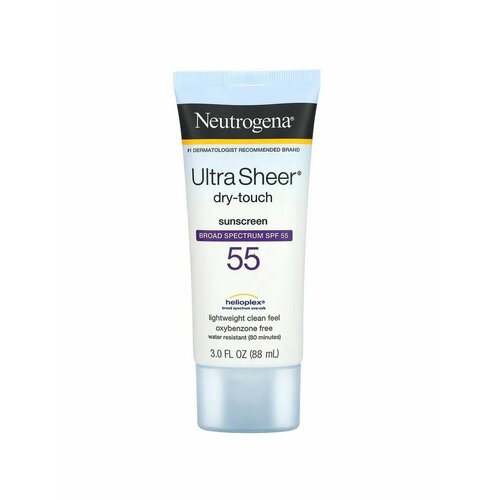 Neutrogena, солнцезащитный крем, SPF 55, 88 мл neutrogena sunscreen lotin spf 60 3 oz 88 ml