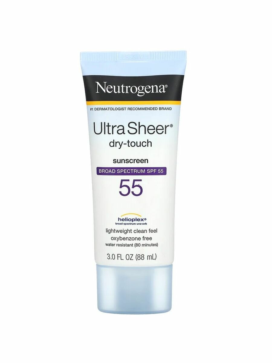 Neutrogena, солнцезащитный крем, SPF 55, 88 мл