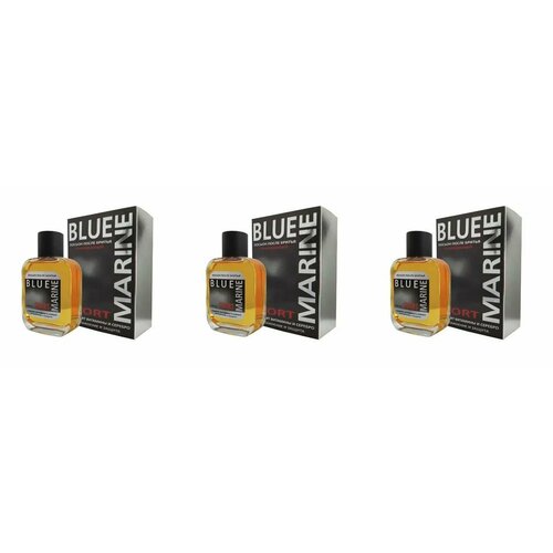 FESTIVA Лосьон после бритья для мужчин BLUE MARINE SPORT 100 мл 3 шт 1122₽