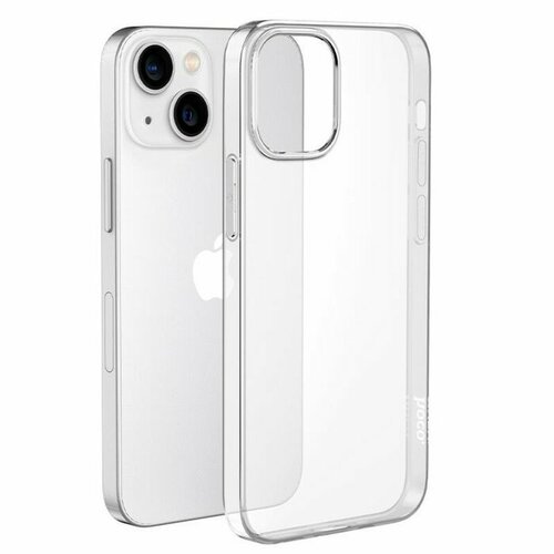 Чехол Hoco для Iphone 15 Plus, силиконовый, толщина 1.1 мм, прозрачный прозрачный силиконовый чехол hoco для iphone 15 pro