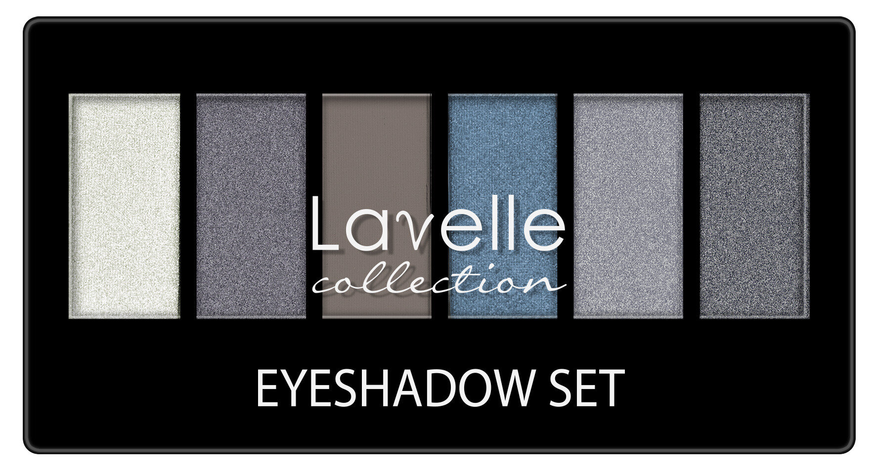 Lavelle Collection Тени для век, палетка теней для глаз, тон 02 серо-голубой