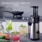 Соковыжималка шнековая Clever&Clean Twist Juicer Silver