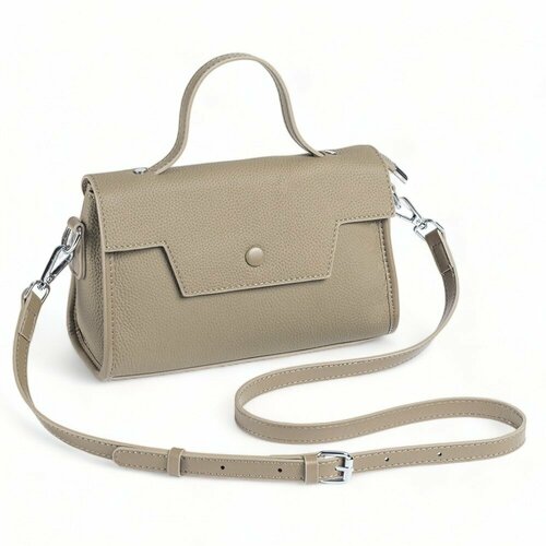 фото Сумка кросс-боди evangelina may bagbeg2063, фактура матовая, зернистая, бежевый