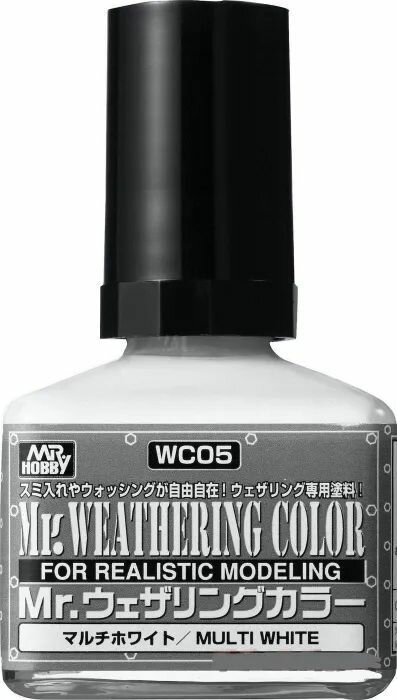 Смывка MR.HOBBY Mr.Weathering Color Multi White, белый, WC05