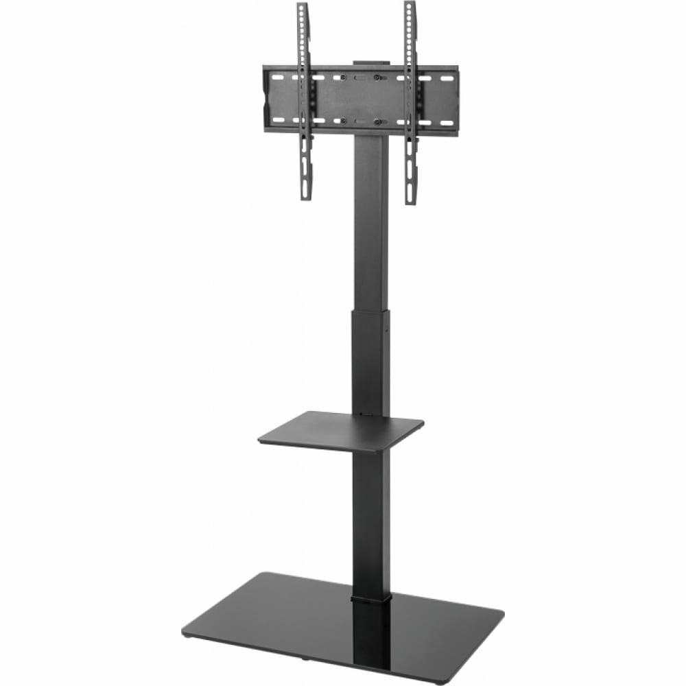Напольная стойка с кронштейном для телевизора REXANT 32-55 дюймов, с полкой PROFI 38-0317