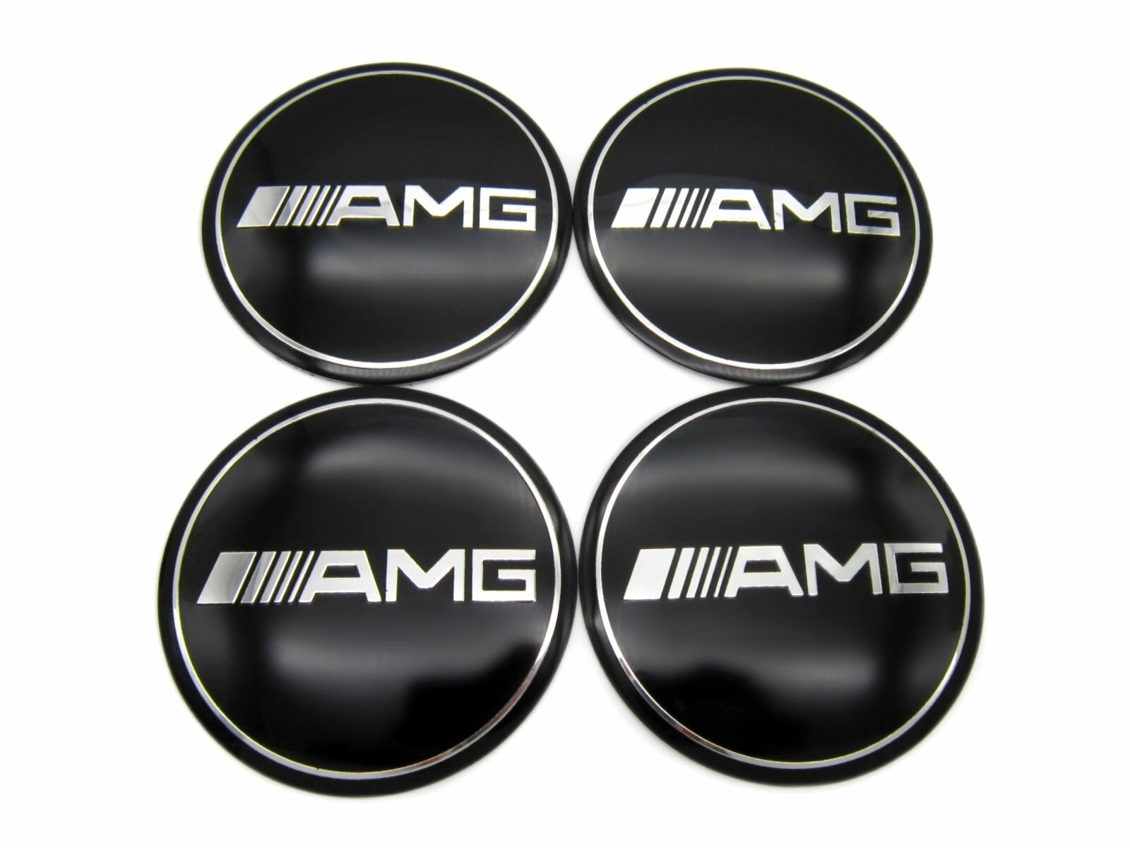 Наклейки на колесные диски АМГ/ AMG D-75 mm