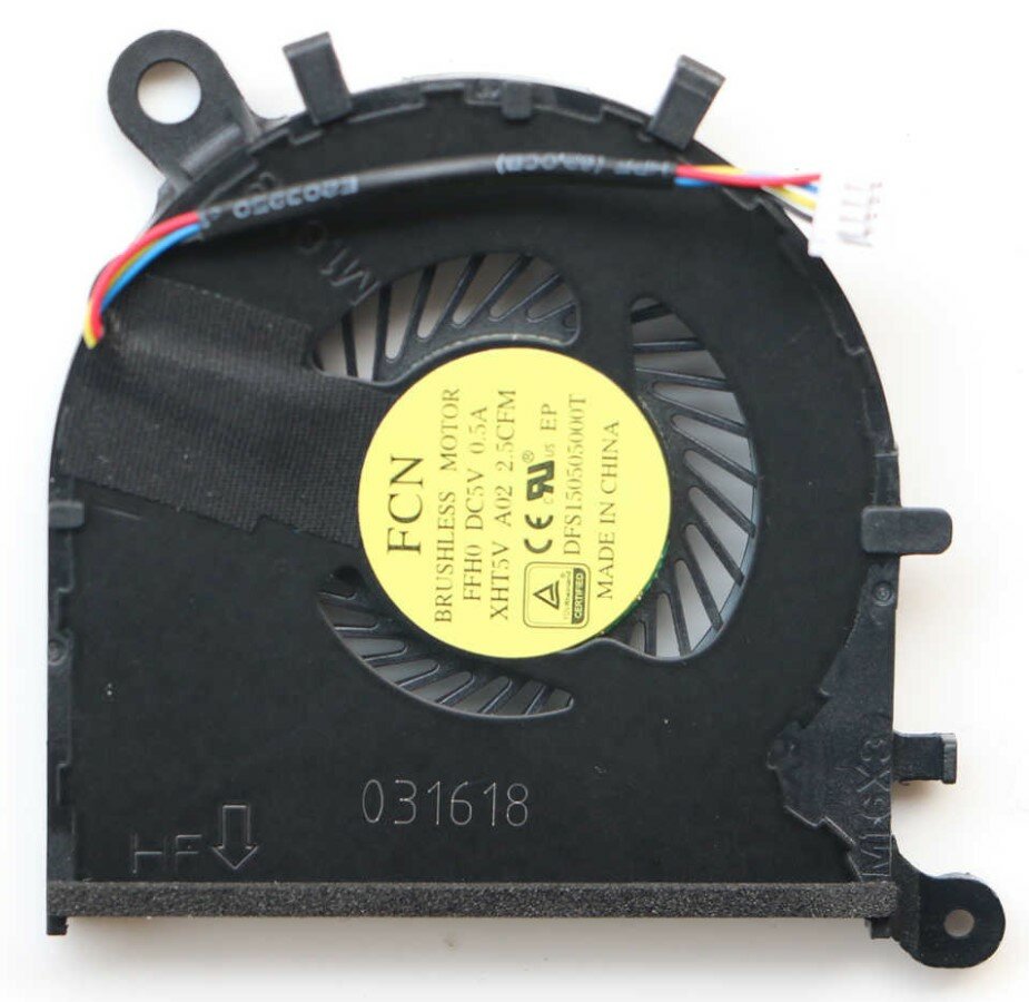 Вентилятор (кулер) для ноутбука Dell Inspiron XPS 13 9343 (4-pin)