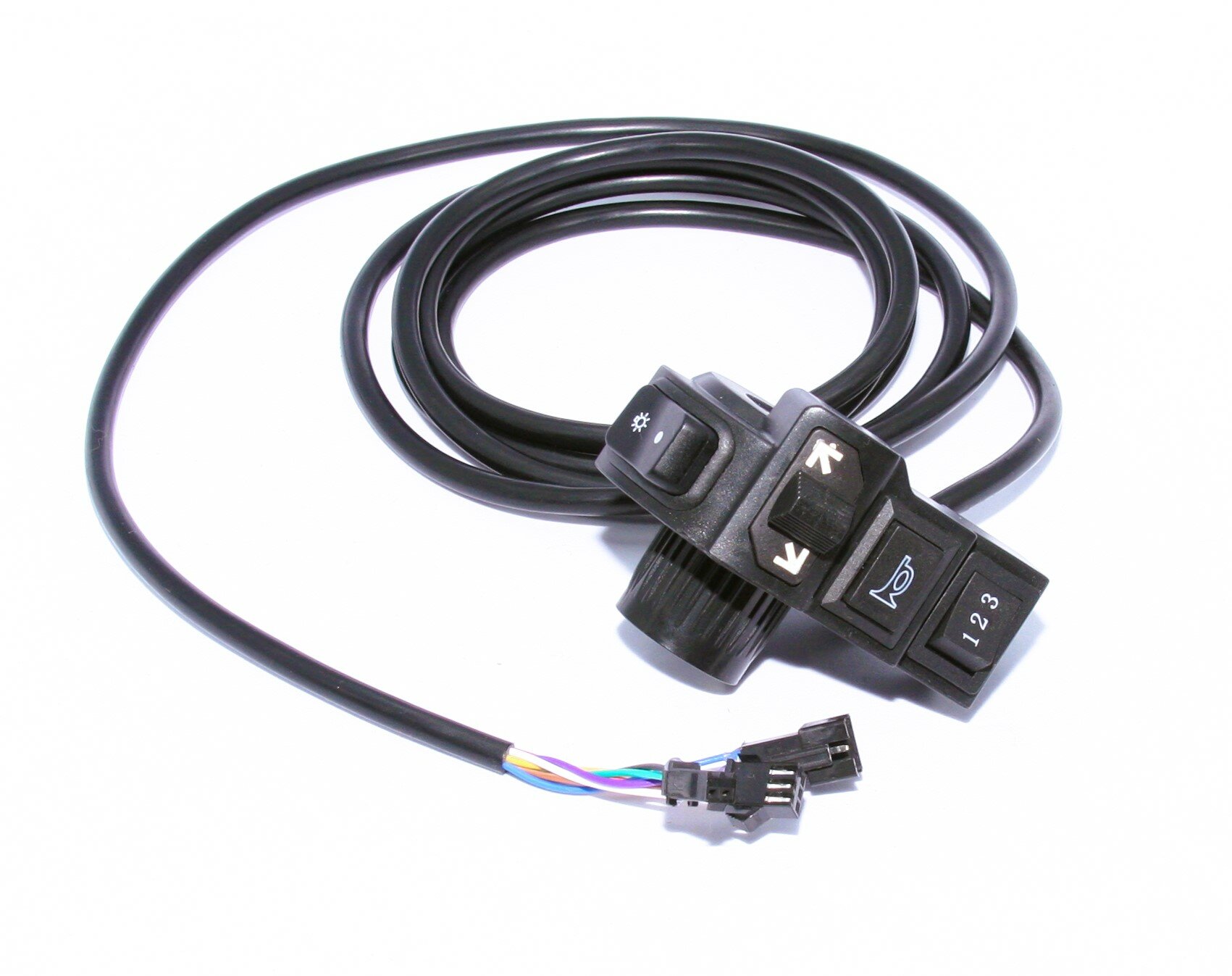 Блок управления, переключатели света поворотников (кабель 2м ) для электровелосипеда самоката